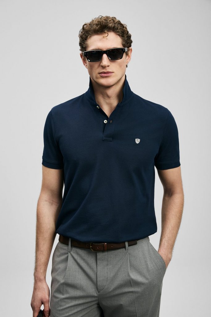 LUFİAN Laon Smart Erkek Polo Tişört 111040230 - Lacivert
