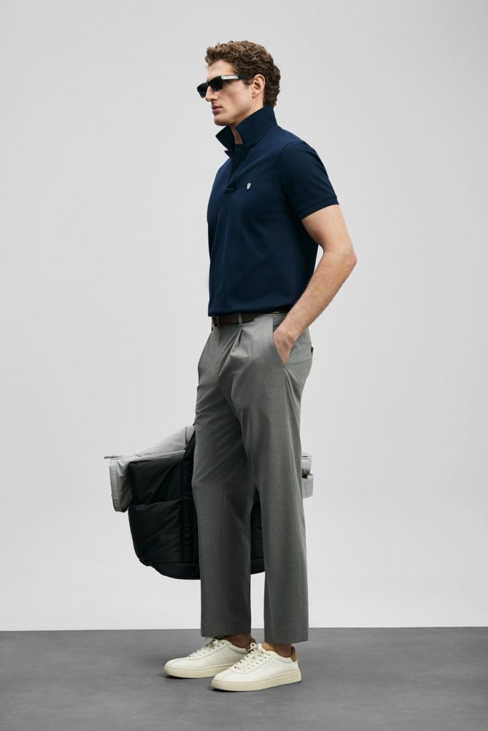 LUFİAN Laon Smart Erkek Polo Tişört 111040230 - Lacivert