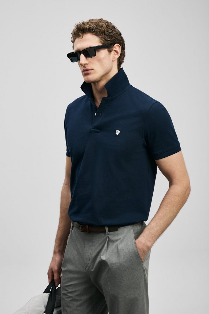 LUFİAN Laon Smart Erkek Polo Tişört 111040230 - Lacivert