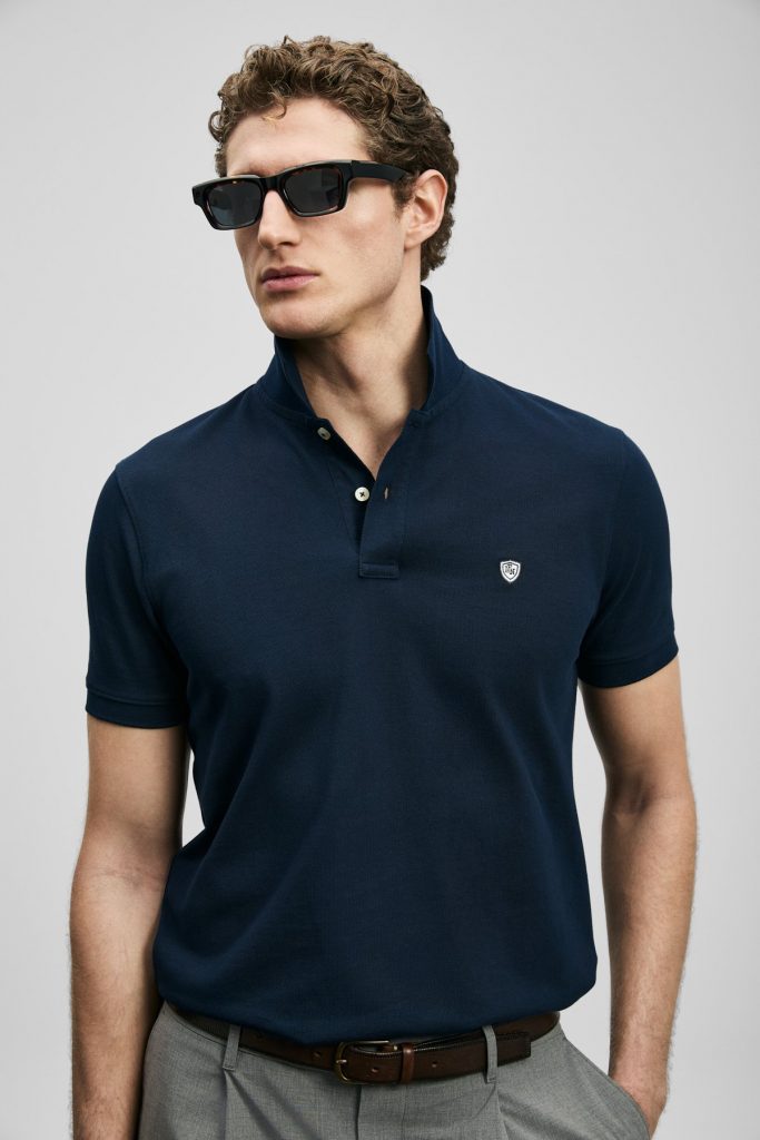 LUFİAN Laon Smart Erkek Polo Tişört 111040230 - Lacivert