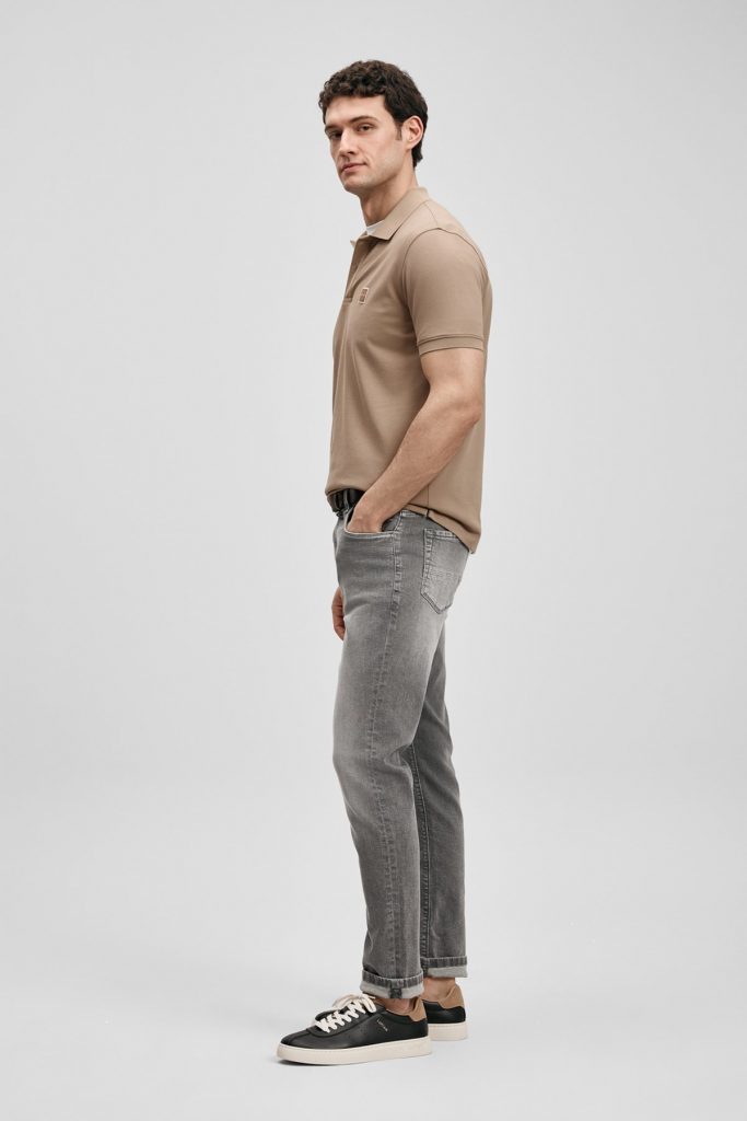 LUFİAN Carter Smart Erkek Polo T-Shirt 111040233 - TOPRAK