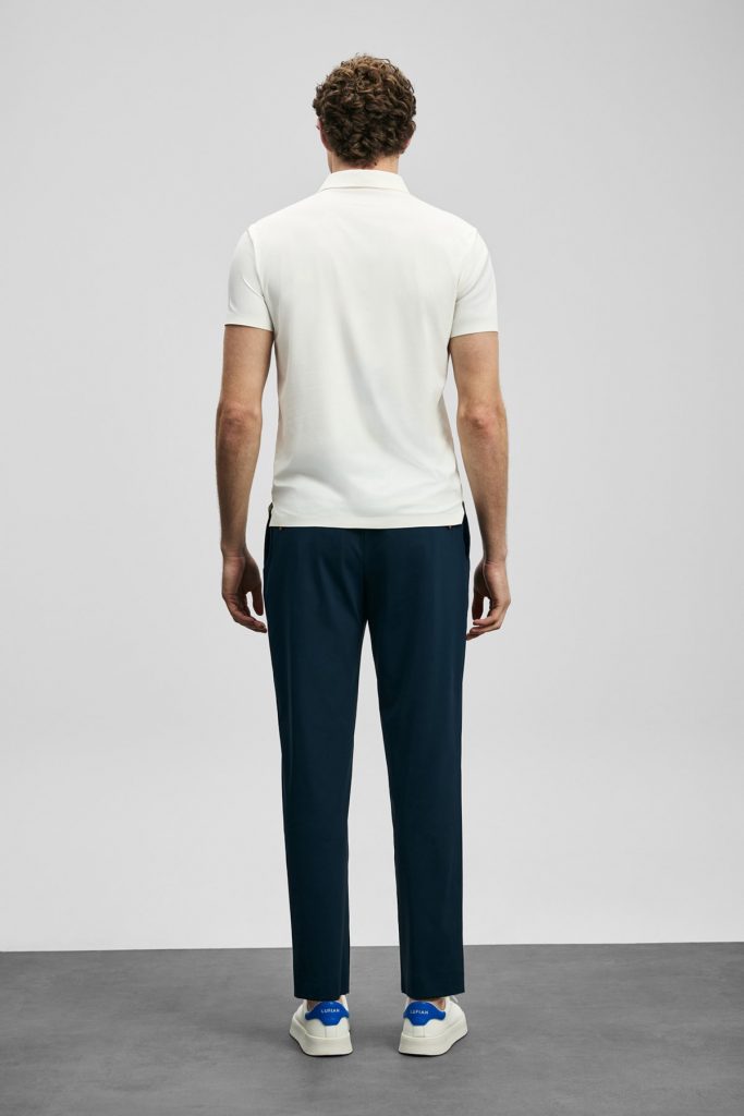 LUFİAN Spencer Hi- Tech Performance Dikişsiz Polo Tişört 111040240 - Beyaz