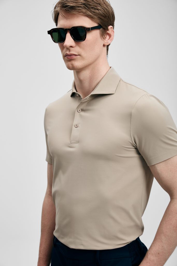 LUFİAN Spencer Hi- Tech Performance Dikişsiz Polo Tişört 111040240 - TOPRAK