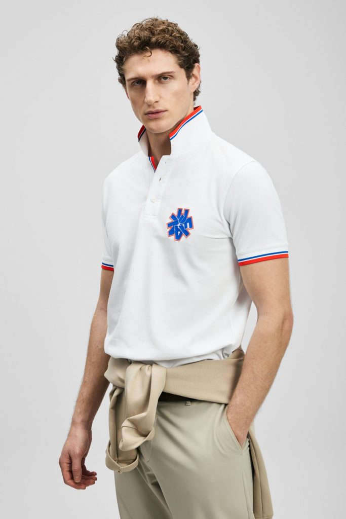 LUFİAN Gavın Smart Erkek Polo T-Shirt 111040244 - KIR.BEYAZ