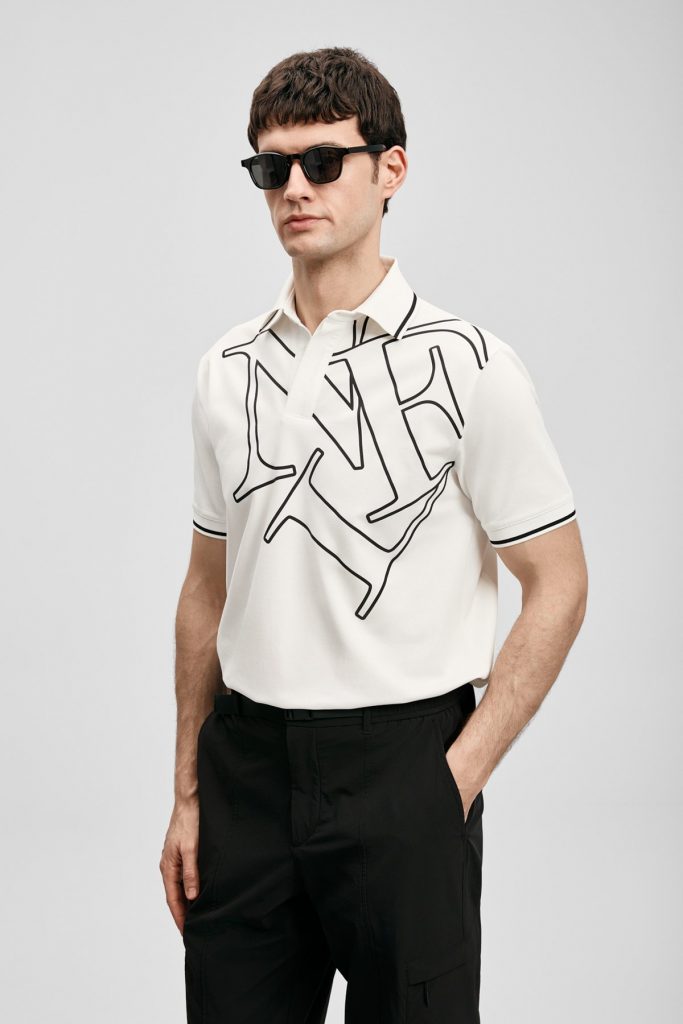 LUFİAN Parker Smart Erkek Polo Tişört 111040246 - KIR.BEYAZ