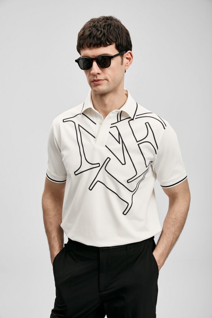 LUFİAN Parker Smart Erkek Polo Tişört 111040246 - KIR.BEYAZ