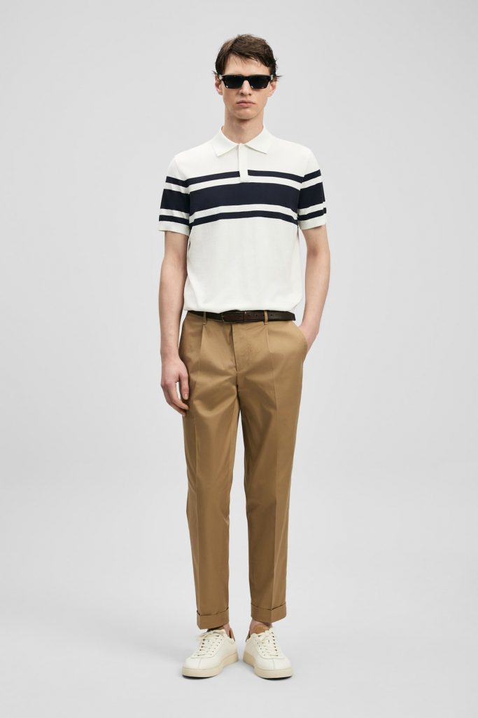 LUFİAN Brando Erkek Modal Karışımlı Tişört  111090141 - KIR.BEYAZ