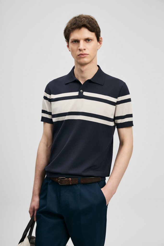 LUFİAN Brando Erkek Modal Karışımlı Tişört  111090141 - K.LACİVERT