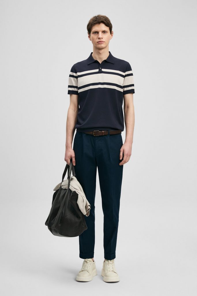 LUFİAN Brando Erkek Modal Karışımlı Tişört  111090141 - K.LACİVERT