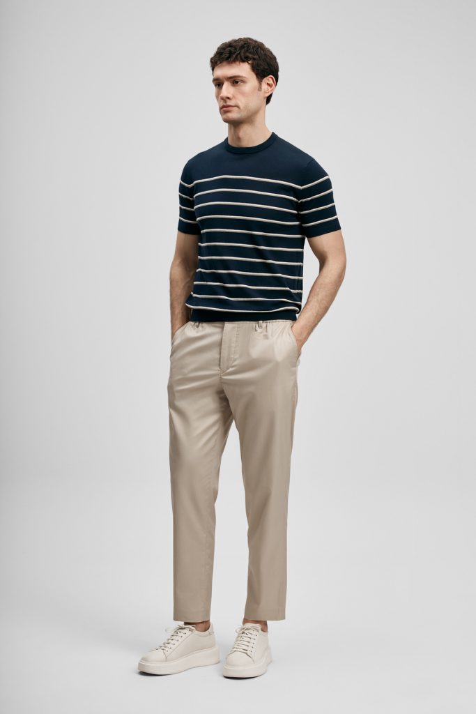 LUFİAN Danıel Erkek Pamuklu Tişört 111090150 - K.LACİVERT