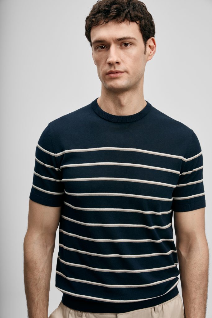 LUFİAN Danıel Erkek Pamuklu Tişört 111090150 - K.LACİVERT