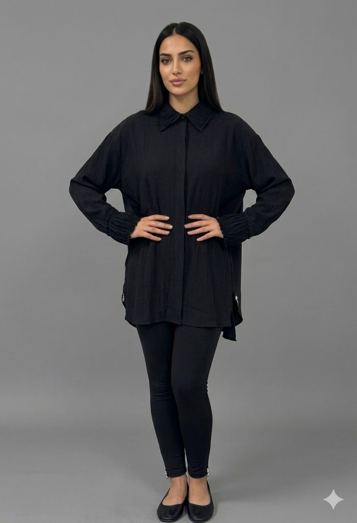 MASCARA Yaka Ve Bilek Detaylı Gömlek 2119