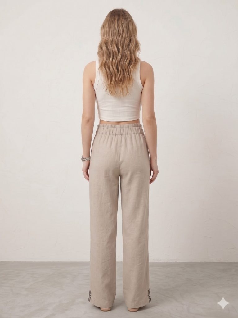 MASCARA Bel Lastikli Rahat Kesim Pantolon 31226B