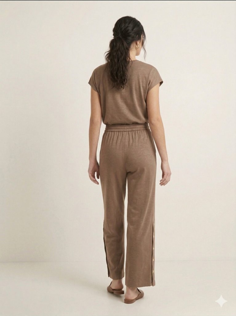 MODAİLGİ Yanları Çıtçıt Detaylı Pantolon 40125