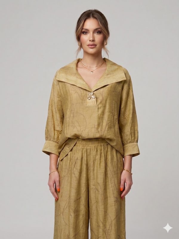 MY312 Kendinden İşlemeli 2'Li Takım 1664