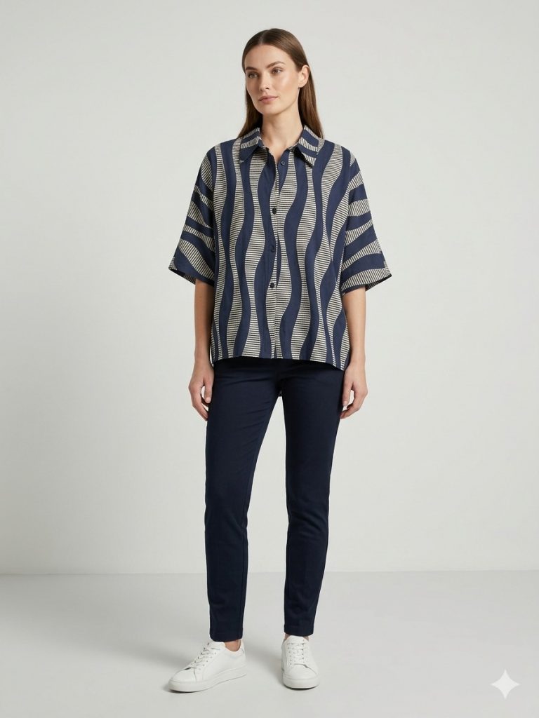 NAAR Çizgili Gömlek 32335 - PETROL