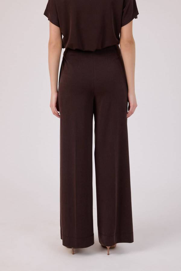 FEVER Beli Lastkili Rahat Kesim Pantolon 12037 - kahve