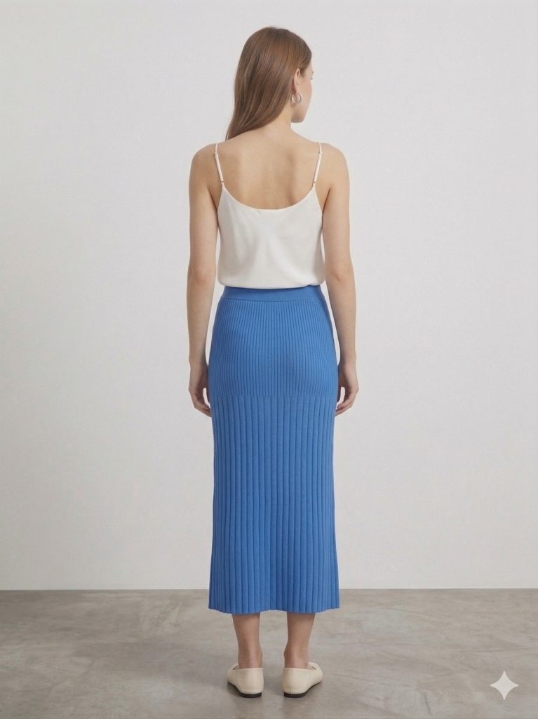 ON TRİKO Midi Boy Triko Etek 79903