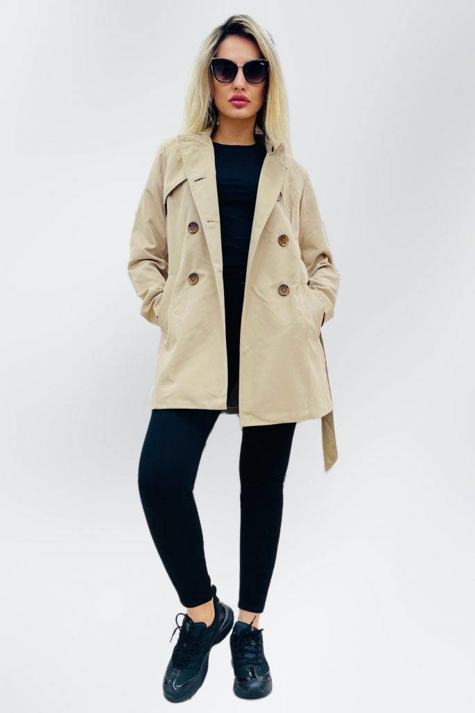 ONLY Onlvalerıe Trençkot 15191821 - TOPRAK