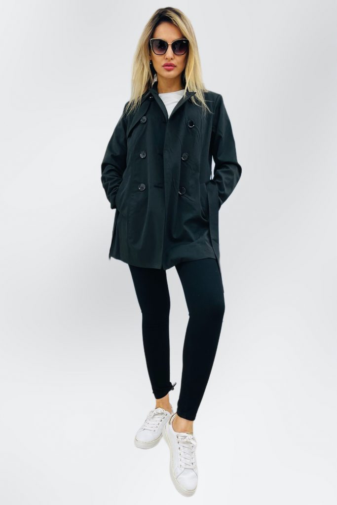 ONLY Onlvalerıe Trençkot 15191821 - Siyah