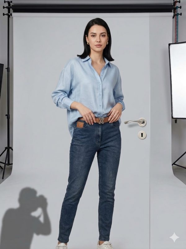 ŞANLI Kemerli Pantolon 7824