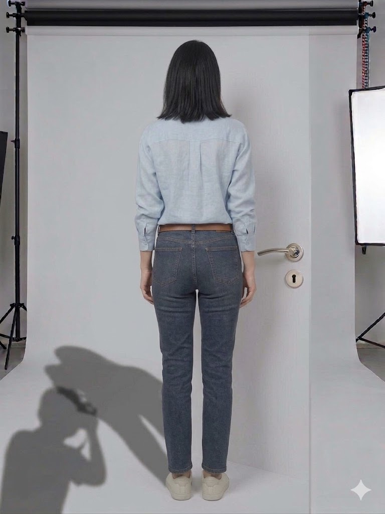 ŞANLI Kemerli Pantolon 7824 - MAVİ