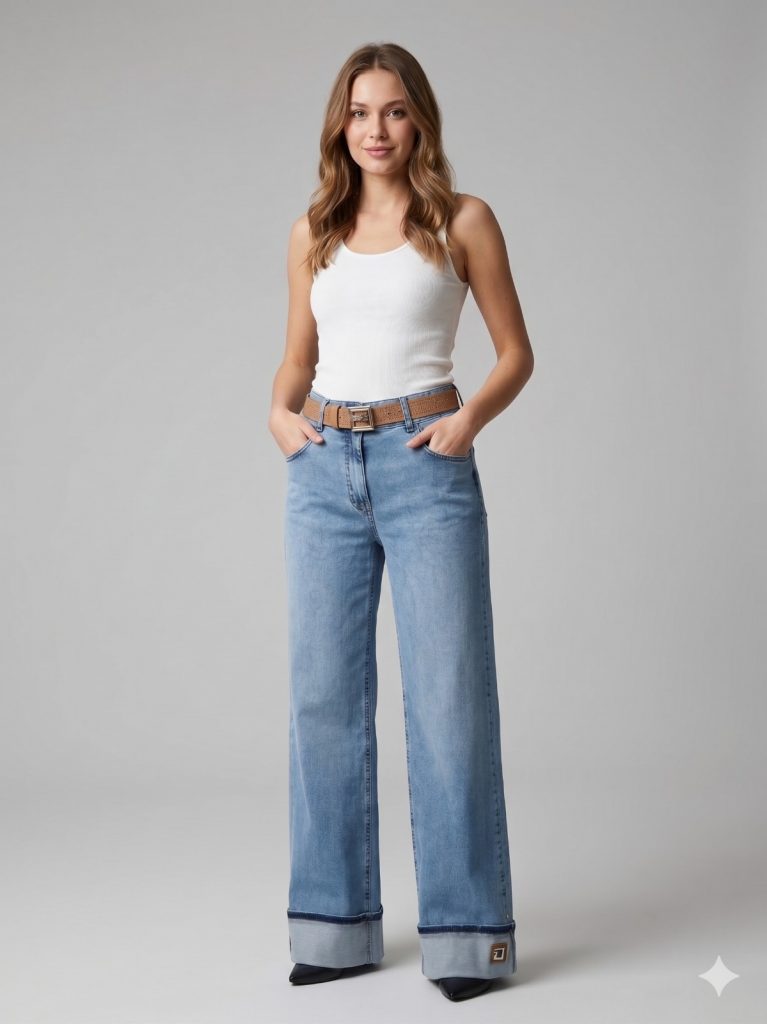 ŞANLI Kemer Detaylı Pantolon 7983