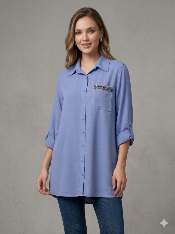 SEDNA Cebi Boncuk İşlemeli Tunik 7028