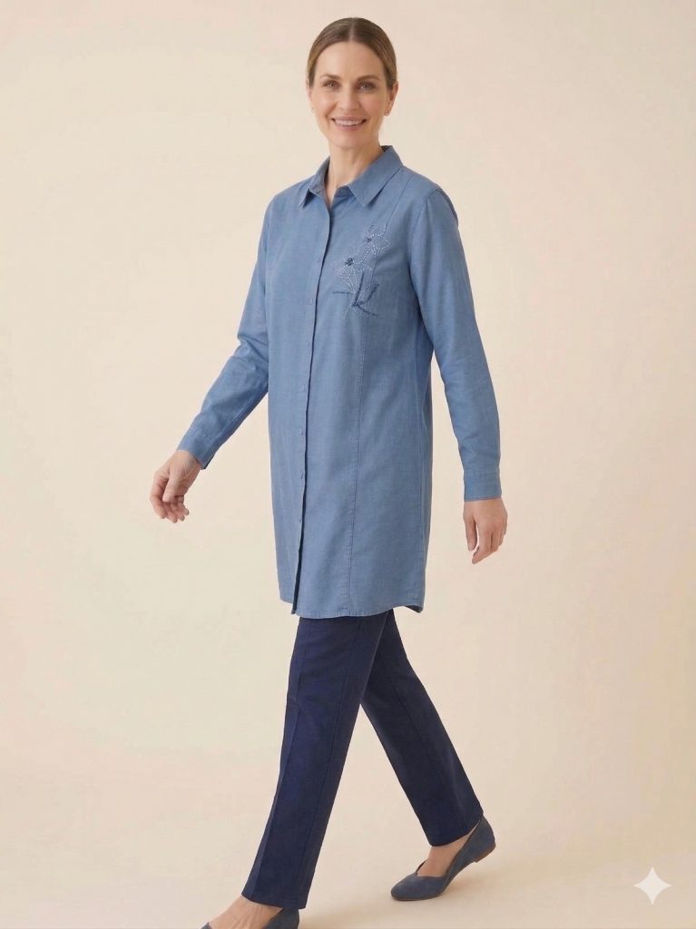 SEDNA Boncuk İşlemeli Tunik 7026