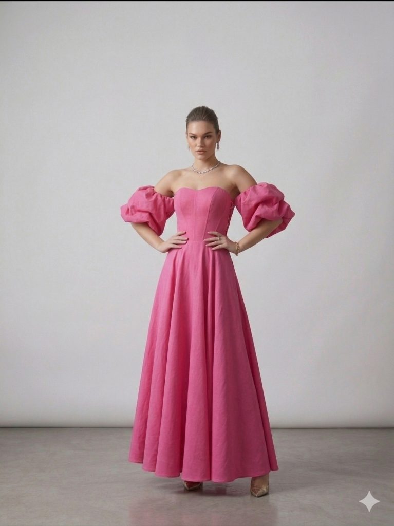 SO LADY Straplez Abiye Elbise  2042