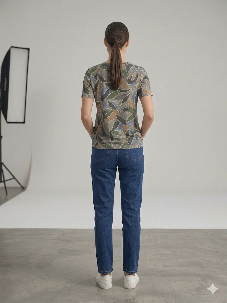 TOLGA SARAÇOĞLU Desenli T-shirt 10968