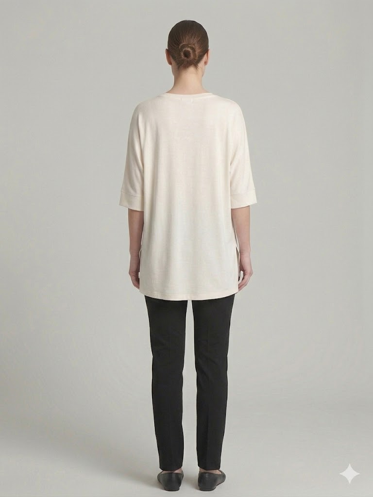 TOLGA SARAÇOĞLU Desenli Rahat Kesim Bluz 11057