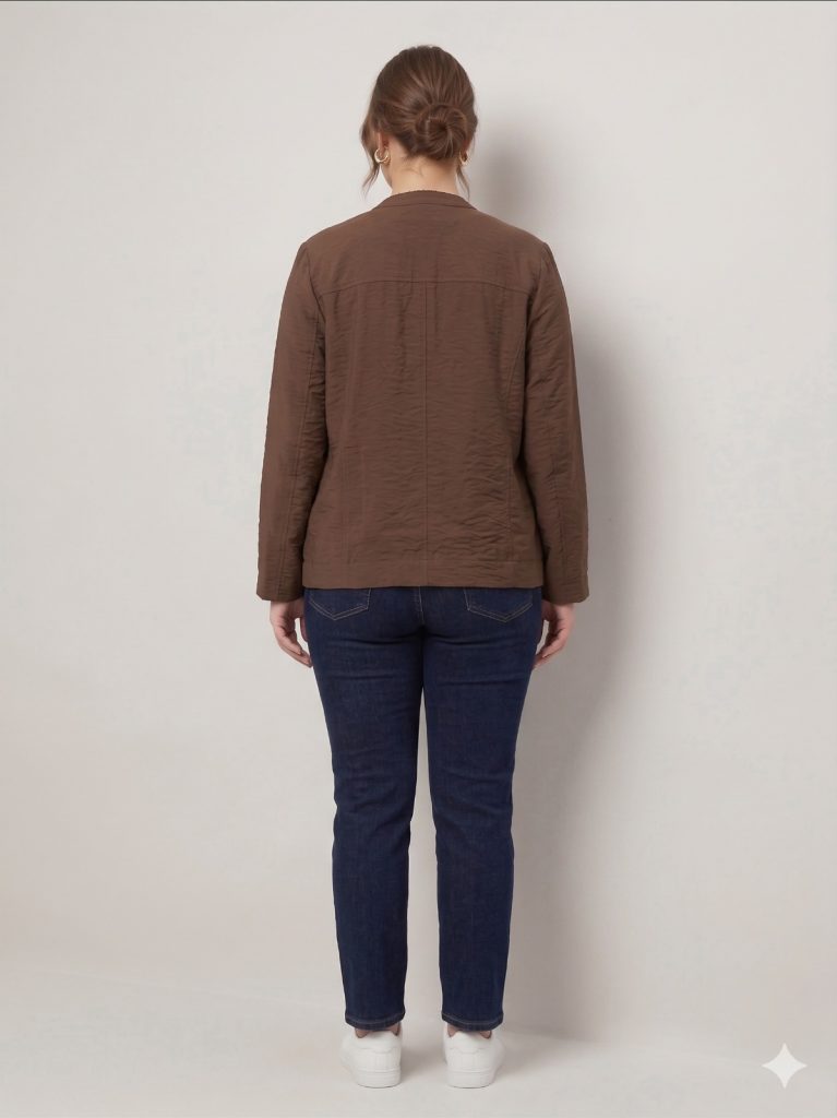 TOLGA SARAÇOĞLU Cep Detaylı Ceket 50182 - kahve