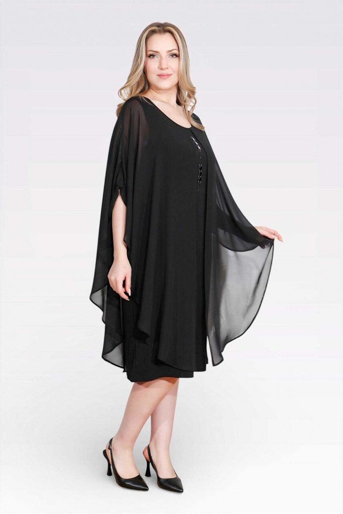 TOLGA SARAÇOĞLU Aksesuar Detaylı Rahat kesim Elbise 40177