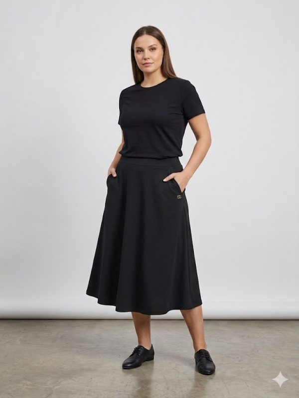 TOLGA SARAÇOĞLU Cep Detaylı Etek 20015