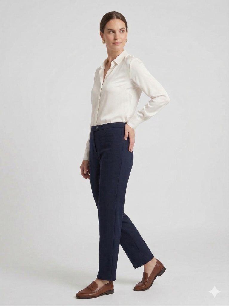 TOLGA SARAÇOĞLU Mevsimlik Gabardin Pantolon 30068 - Lacivert