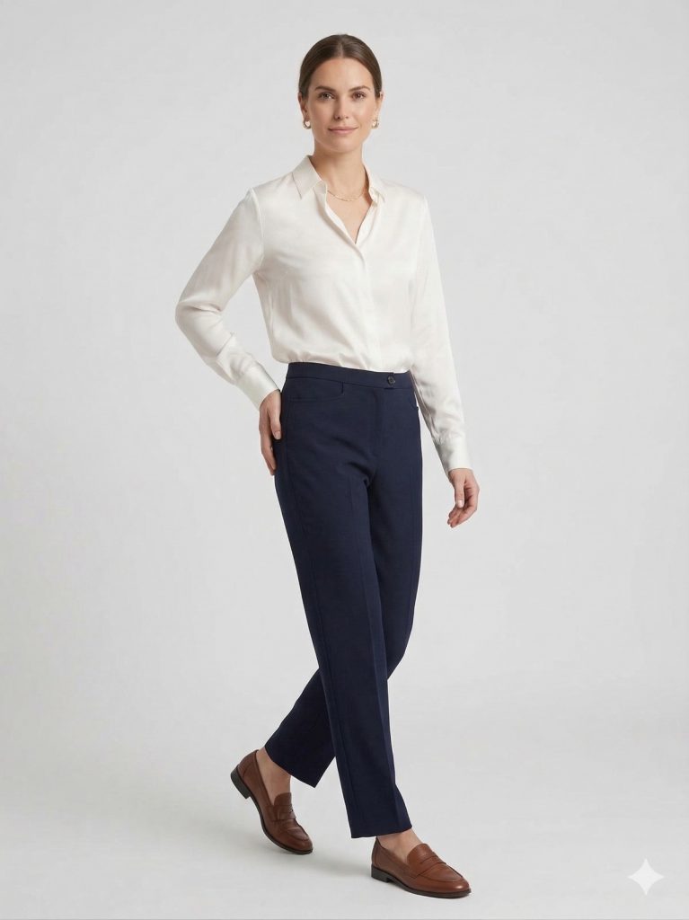 TOLGA SARAÇOĞLU Mevsimlik Gabardin Pantolon 30068 - Lacivert