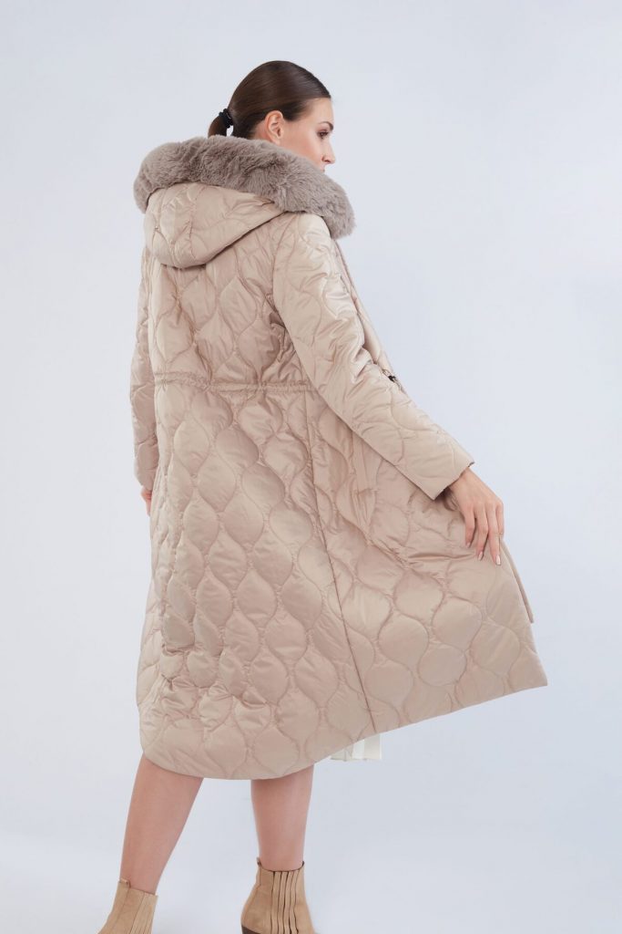 TRENÇ Soğan Desenli Şişme Kaban 5628