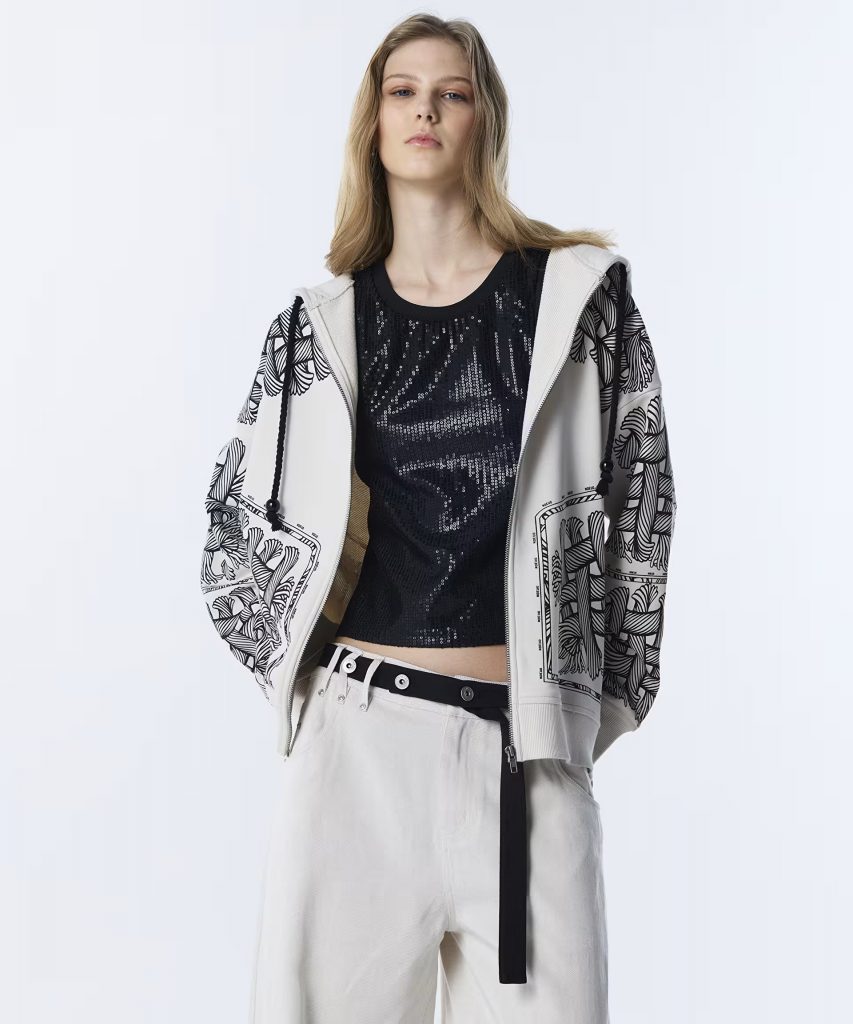 TWİST Payetli Dar Kesim Bluz TS1260006068 - Siyah