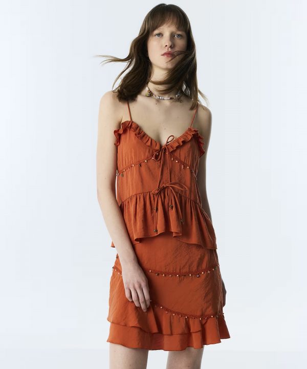 TWİST Karma Aksesuarlı Crop Bluz  TS1260006099