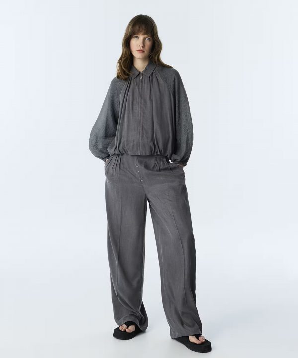 TWİST Büzgülü Wide Leg Pantolon TS1260003237