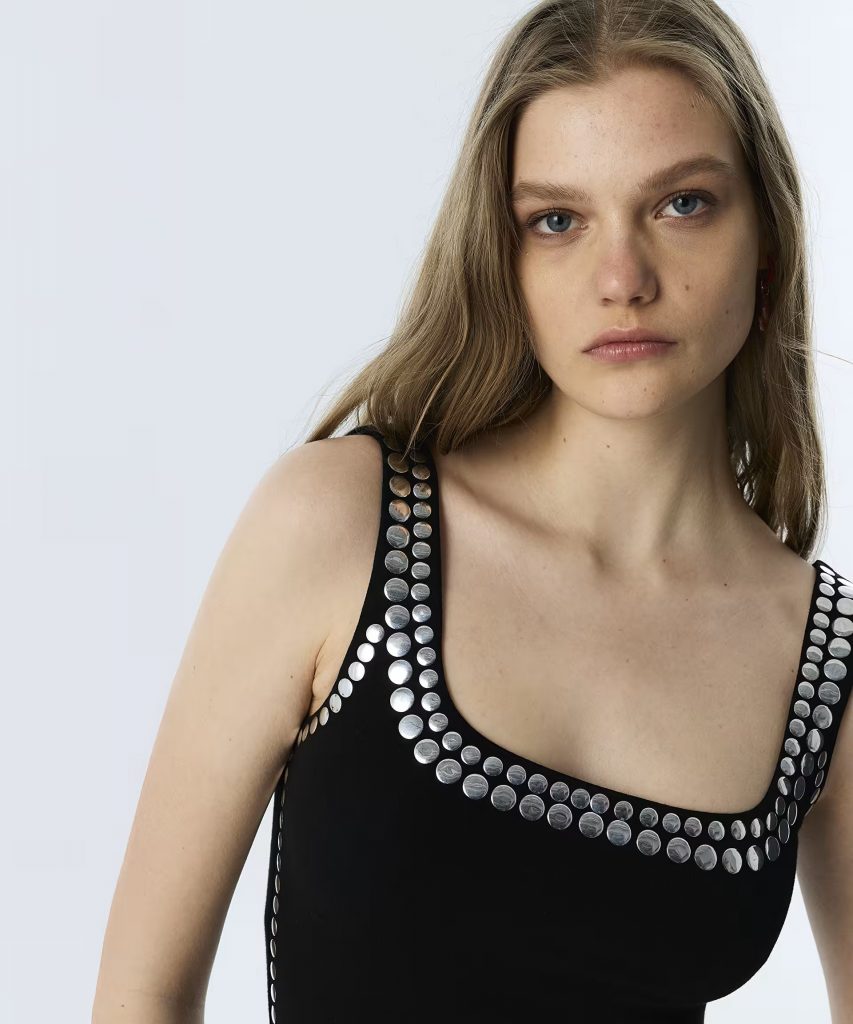 TWİST Trok Baskılı T-shirt TS1260070252 - Siyah