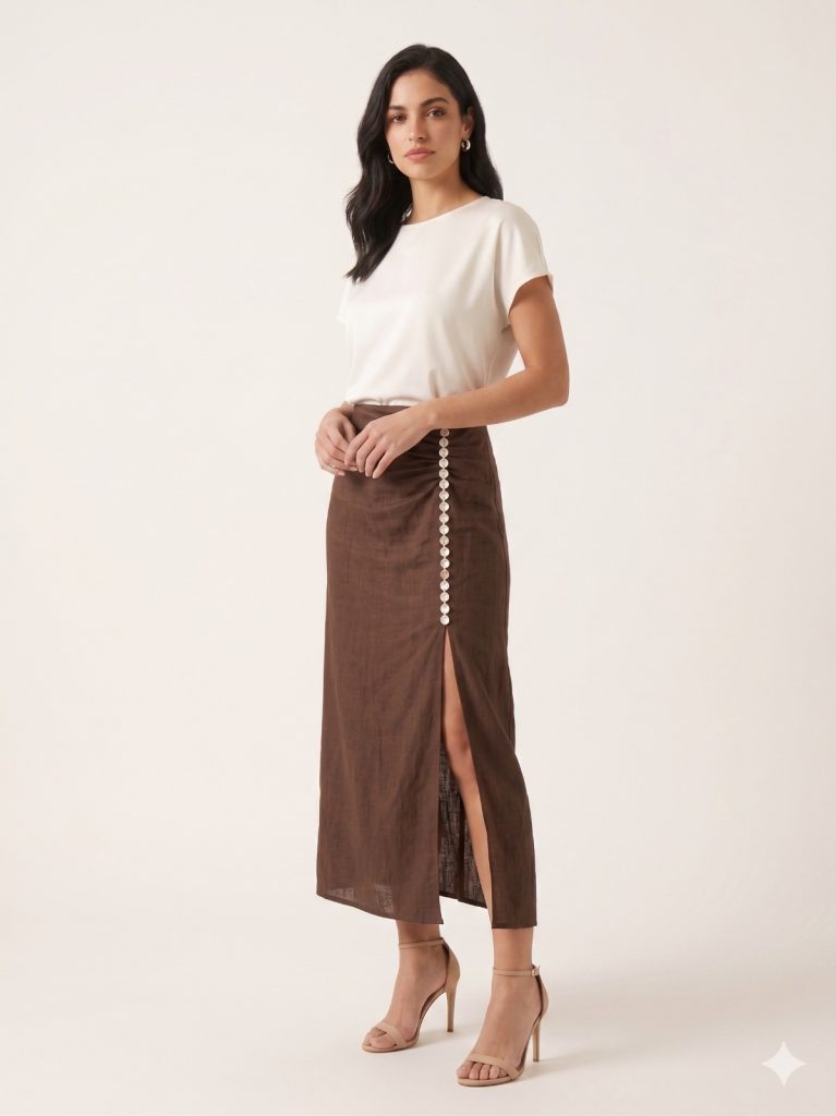 UNIQUE Bürümcük Kumaş Etek 266007