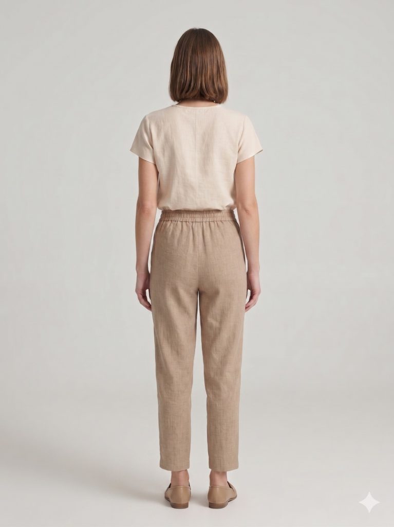 VEDİ Rahat Kesim Pantolon 7421 - BEJ