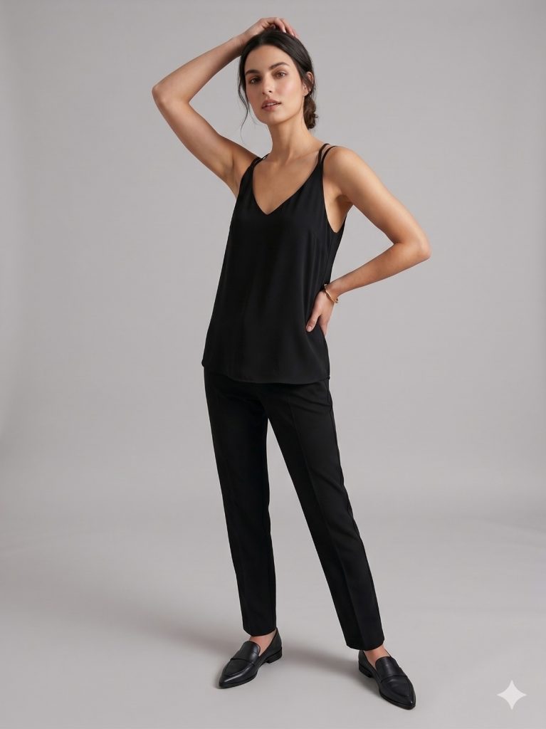 YSATİS Sırt Dekolteli Bluz 5000104 - Siyah