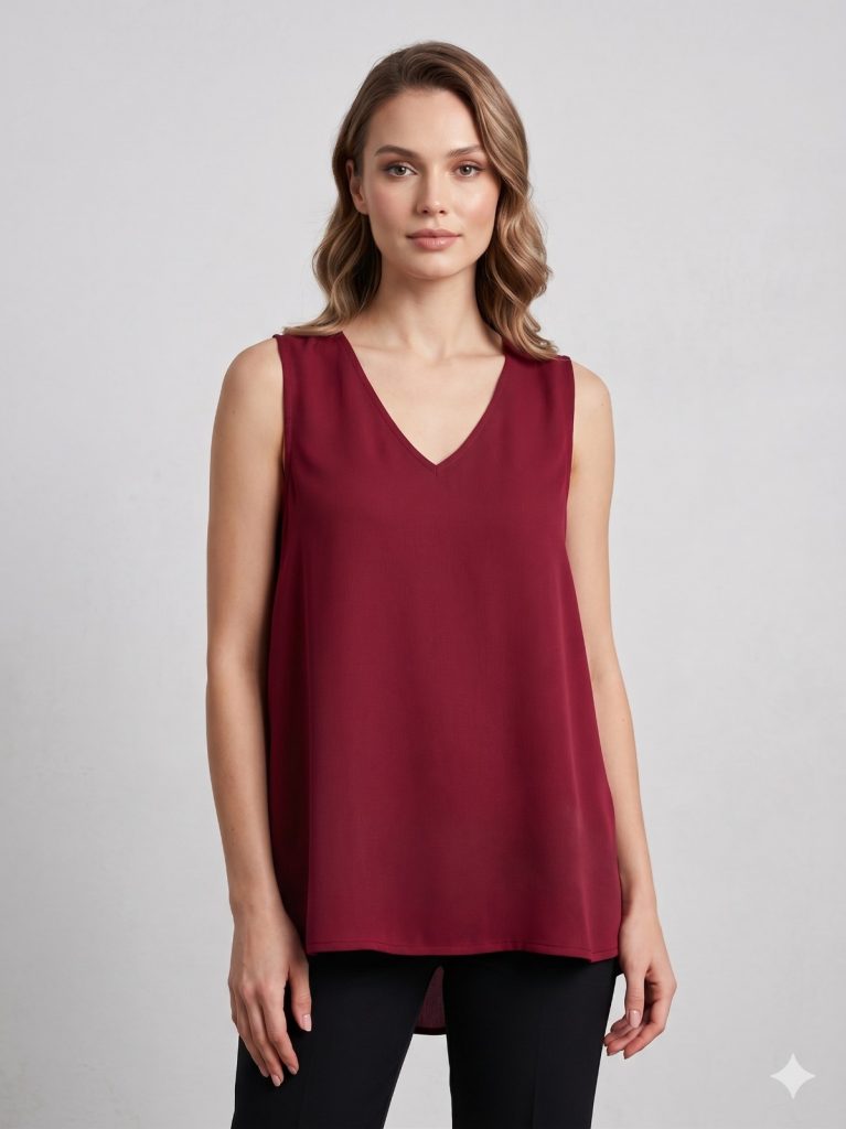 YSATİS Salaş Kesim Bluz 5000152 - MÜRDÜM