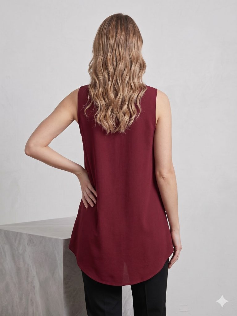 YSATİS Salaş Kesim Bluz 5000152 - MÜRDÜM