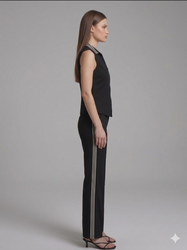 YSATİS Şerit Detaylı Pantolon 2000113