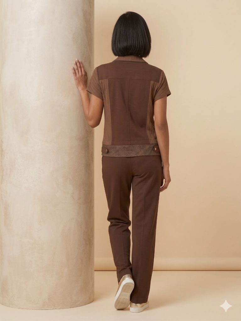 YSATİS Aksesuarlı Fermuar Detaylı Yelek 1200115 - kahve