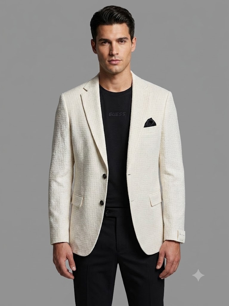 Centilmen Blazer Erkek Ceket 0019 - EKRU